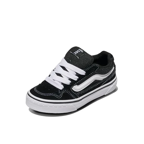 Vans Caldrone, Scarpe da ginnastica Unisex - Bambini e ragazzi, Suede Mesh Black White, 32 EU