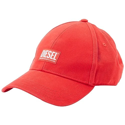 Offre limitée : Diesel_Corry-Jacq-Wash CAPP_Hat_Rouge_ de 45.24 EUR à 32.57 EUR (remise 28%)