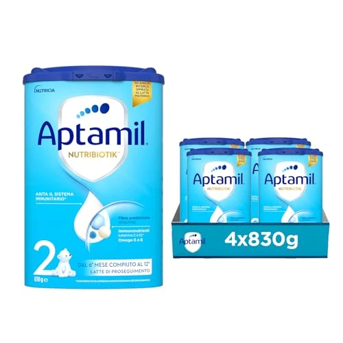 Offerta a tempo: APTAMIL 2 - Latte in Polvere per Neonati dal 6° Mese Compiuto al 12° — 13% da 45,99 € a 39,99 €