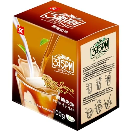 Zeitlich begrenztes Angebot: 3:15 PM - Brauner Zucker Milchtee - (1 X 100 GR) von 4.49 € auf 3.82 € (15% Rabatt)