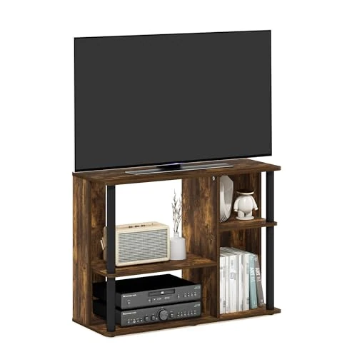 期間限定オファー: フリノ(Furinno) Classic テレビ台 アンバーパイン/ブラック 40インチまで対応 プラスチックポール付 【日本正規輸入品】 通常価格 16635 JPY セール価格 16635 JPY (割引 0%)