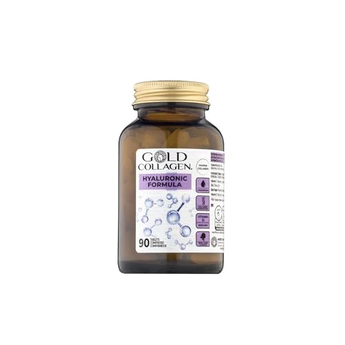 Begrenztes Angebot: Gold Collagen Hyaluronformel | Das #1 Schönheitsergänzungsmittel | Hydratations-Booster mit Hyaluronsäure, Kollagen-Vitamin C, Zink für Hautstrahlung, Kollagenbildung, feine Linien & Falten | 90 Tage von 34.68 EUR auf 34.68 EUR (Rabatt 0%)