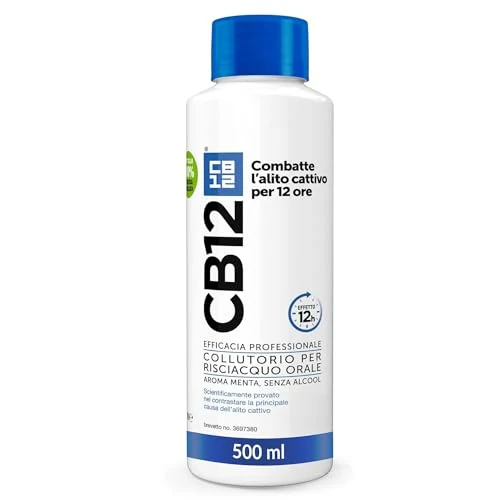Begrenztes Angebot: CB12 Mundwasser für Alkohol bis zu 12 Stunden mit Fluorid - 500 ml von 16.90 EUR auf 9.99 EUR (Rabatt 41%)