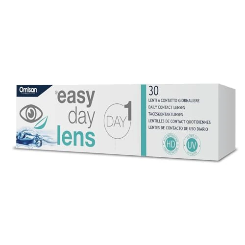 Offerta a tempo: Easy Day Lens, 30 Lenti A Contatto monouso Giornaliere per la correzione della miopia, -3,25 — 23% da 19,34 € a 14,82 €