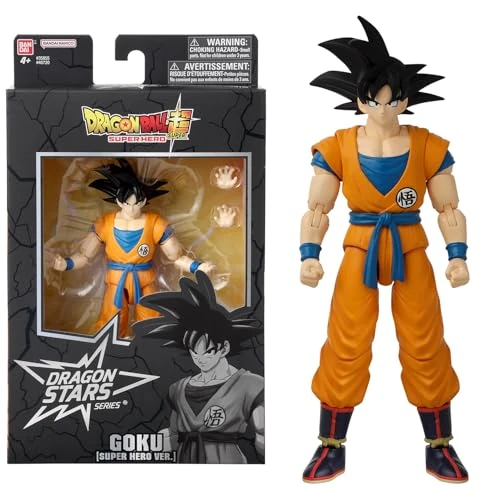 Offre limitee: BANDAI - Dragon Ball Super Super Hero - Figurine Dragon Star 17 cm - Goku - Licence Officielle Dragon Ball - Figurine articulée Goku - Jouet Enfant 4 Ans et + - 40720 de 26.25 EUR a 17.04 EUR (economie 35%)