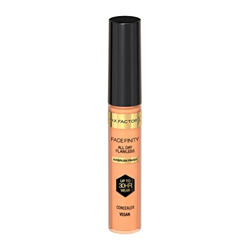 Max Factor Facefinity All Day Flawless Concealer, Flüssigkorrektor, vegane Formel, hält bis zu 30 Stunden - 050, 7,8 ml