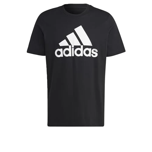 Offerta a tempo: adidas Essentials Single T-shirt a manica corta, Black/White, L — 52% da 28,00 € a 13,49 €