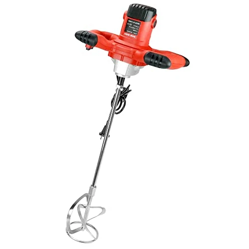 Zeitlich begrenztes Angebot: QWORK Mörtelrührer Rührwerk - 220V 2100W 1200r/min 6 Gang - M14 Gewinde - für Farbe, Putz & Estrich von 59.45 € auf 59.45 € (0.00% Rabatt)