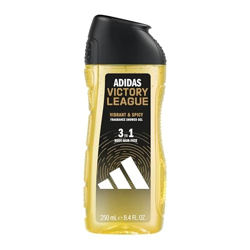 Offerta a tempo: adidas, Victory League Gel Doccia Bagnoschiuma 3 in 1 per Corpo, Capelli e Viso, Formula Vegana, 250ml - 12% da 2.61 € a 2.30 €
