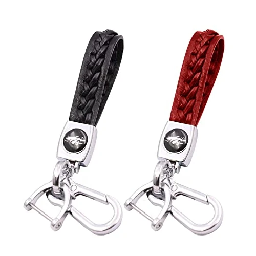 LICHUANUK 2 szt. skórzany brelok samochodowy, skórzany brelok, brelok samochodowy, akcesoria do breloków samochodowych, akcesoria samochodowe, dla mężczyzn i kobiet