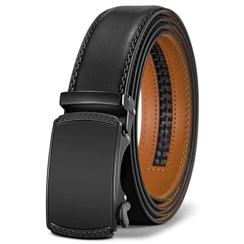 Oferta limitada: BULLIANT Cinturón Hombre Cuero Automática Cinturón De Hombre 35MM-Tamaño Ajustable(Negro,120cm/34-40" Cintura ajuste) de 26.99 € a 19.99 € (ahorro 26%)