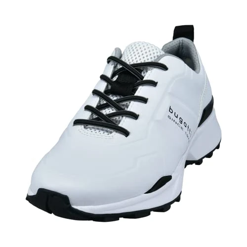 Offre limitée : bugatti Baskets Zion pour Homme, Blanc., 46 EU de 47.90 € à 59.90 € (-25.05% de remise)