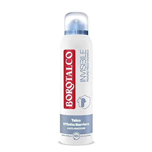 Limited offer: Borotalco Deodorant Invisible Blue Spray 150 ml from 4.29 EUR to 3.15 EUR (save 27%)