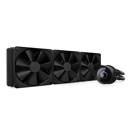Offre limitée : NZXT Kraken 360 - RL-KN360-B1 - Refroidissement liquide CPU AIO 360 mm - Écran LCD 1,54" personnalisable - Pompe haute performance - 3 ventilateurs F120P - Noir de 235.00 € à 235.00 € (0.00% de remise)