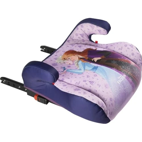 Tataway seggiolino alzatina auto bimbi ISOFIX Disney Frozen i-Size ECE R129, Rialzo bimbi 125-150 cm, 22-36 kg, 6-12 anni, gruppo 3, facile da trasportare - sfoderabile e lavabile