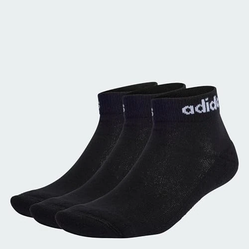 Offre limitée : adidas Mixte Linear Ankle Cushioned Socks 3 Pairs, Black / White, 40-42 de 8.95 € à 8.95 € (0.00% de remise)