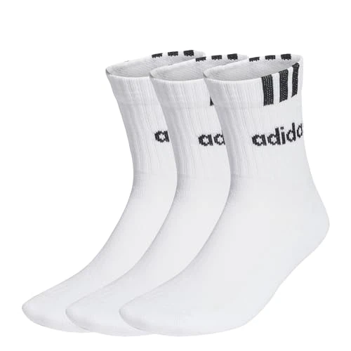 Oferta limitowana: adidas Zestaw 3 Par Skarpetek Liniowych 3-Paski, Skarpetki, Biały Czarny, S, Unisex-Adult z 44.95 zł na 44.95 zł (oszczędź 0.00%)