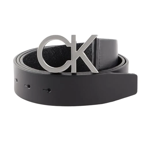 Calvin Klein Men's CK BUCKLE BELT 35MM, Ck Black, 115