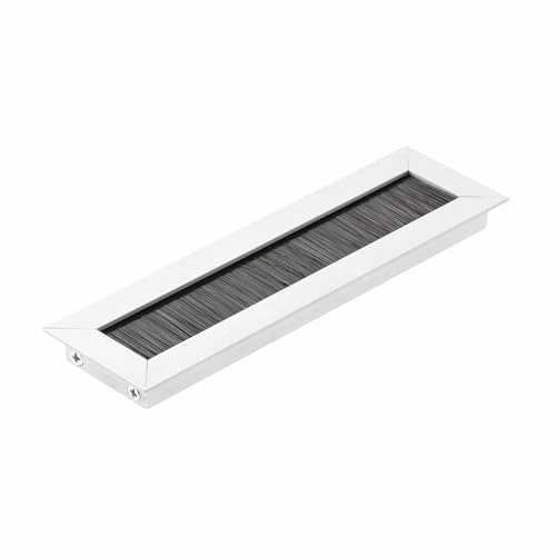 Tijdelijke aanbieding: GTV Merida Kabeldoorvoertule - Kabeldoorvoertule rechthoekige kabelorganizer voor meubelkabeldoorvoer/ontworpen voor installatie in het werkblad/51 x 180 mm/aluminium van 11.28 € naar 11.28 € (0.00% korting)