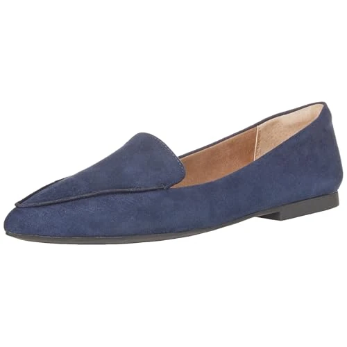 Offerta a tempo: Amazon Essentials Mocassini Bassi Donna, Blu Marino Micro Scamosciato, 46 EU - 0.00% da 18.86 € a 18.86 €