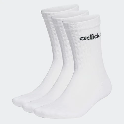 adidas Linear Crew Cushioned Socks 3 Pairs