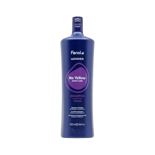 Offerta a tempo: Fanola, Shampoo Antigiallo Capelli Biondi, Wonder No Yellow 1000 ml - 16% da 19.33 € a 16.25 €