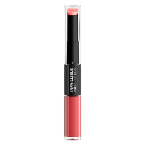Offerta a tempo: L'Oréal Paris Infaillible 2 step 806 Infinite Intimacy, rossetto per 24 ore labbra piene con balsamo idratante per la cura delle labbra - 0.00% da 20.90 € a 20.90 €