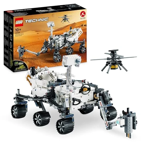 Offre limitée : LEGO 42158 Technic NASA Mars Rover Perseverance, avec AR App Experience, Découverte de la Science et de l'espace, Jouet de Construction d'Ingénierie de Véhicule, Cadeau Enfants Dès 10 Ans de 94.99 EUR à 67.90 EUR (remise 29%)