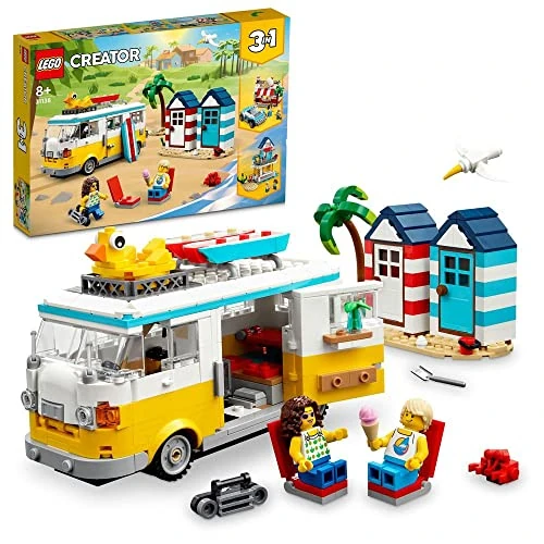 Tijdelijke aanbieding: LEGO Creator 31138 - Kit de construcción de autobús de Playa para niños a Partir de 4 años van 66.98 EUR naar 66.98 EUR (korting 0%)