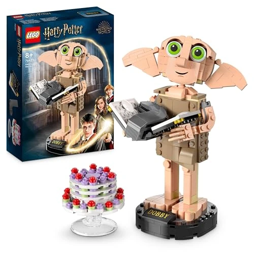 Offre limitée : LEGO Harry Potter Dobby l’Elfe de Maison, Jouet Figurine et Accessoire de Décoration, Collection de Personnages, Cadeau pour Filles et Garçon Dès 8 Ans - 76421 de 21.77 EUR à 21.77 EUR (remise 0%)