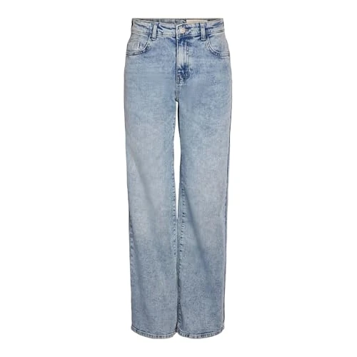 Tijdelijke aanbieding: Noisy May NMYOLANDA NW WIDE JEANS AZ236LB NOOS Jeans blauw 99% katoen, 1% elastaan Street wear van 49.99 € naar 30.19 € (40% korting)