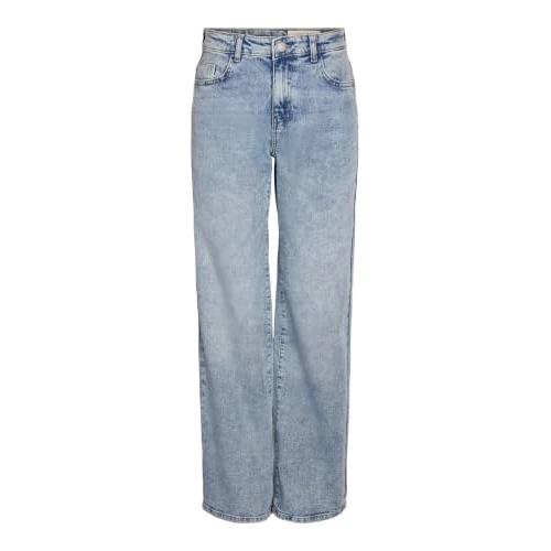 Offerta a tempo: NOISY MAY NMYOLANDA Nw Wide Jeans AZ236LB Noos Donna Jeans Blu - 68% da 49.99 € a 16.02 €