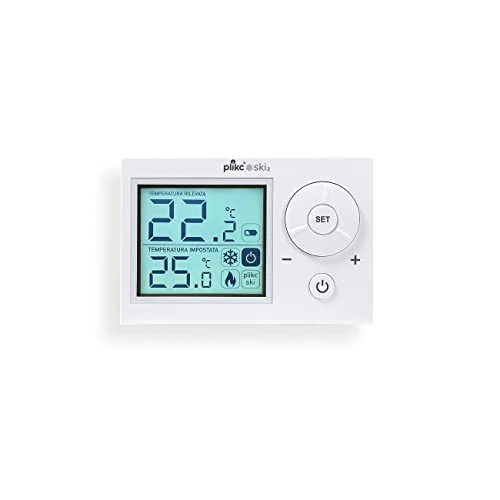 Offerta a tempo: Plikc Ski 2 - Termostato ambiente digitale (Bianco) - 0.00% da 38.00 € a 38.00 €