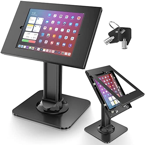 Oferta limitada: AboveTEK Soporte Antirrobo para iPad TPV/Kiosco, para iPad 9,7''/10,2''/10,5'', Giro 360° e Inclinación 75°, Base Metálica Pesada, Gestión de Cables y Montaje en Mostrador de 69.99 € a 69.99 € (ahorro 0.00%)