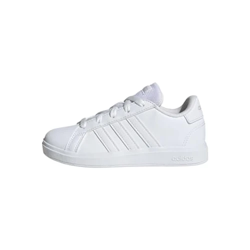 Offre limitée : adidas Mixte Enfant Grand Court Lifestyle Tennis Lace-Up Shoes, Cloud White/Cloud White/Grey One, 28 EU de 30.99 € à 30.99 € (0.00% de remise)