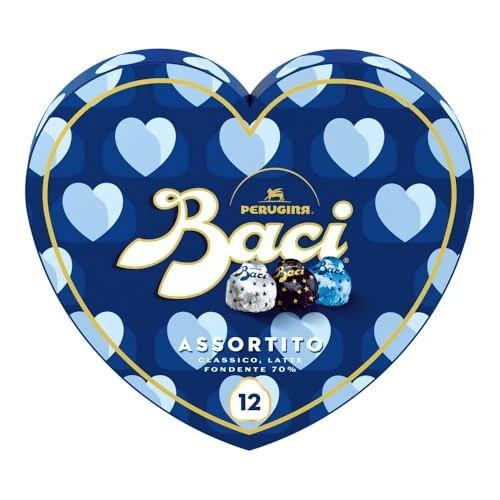 Baci Caja de chocolate con forma de corazón de 150 g