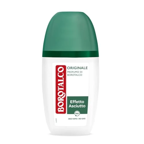 Oferta limitowana: Borotalco, Oryginalny dezodorant Vapo bez alkoholu z aktywnym kryształowym talkiem, potrójna sucha ochrona, zapach Borotalco - rozmiar 75 ml z 17.60 zł na 17.60 zł (oszczędź 0.00%)