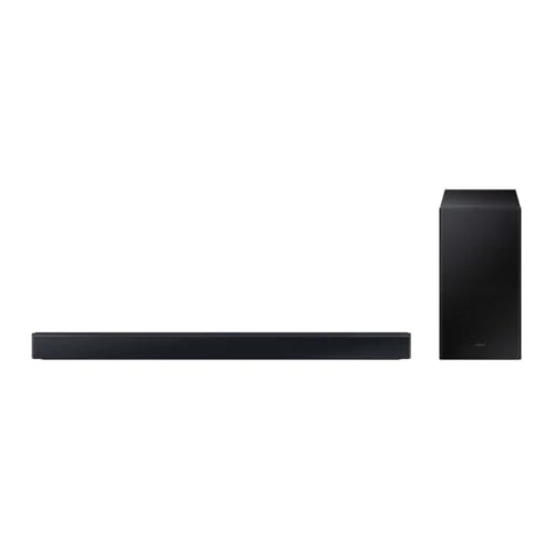 SAMSUNG Soundbar HW-C450/ZF C Series, 3 Speakers, Subwoofer Included, 2.1 Channel Audio, Adaptive Sound Lite, Black 2023