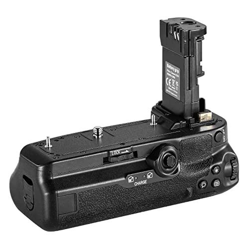 Offerta a tempo: NEEWER BG-R10 Battery Grip, Impugnatura Batteria Compatibile con Canon EOS R5 R5C R6 R6 Mark II Fotocamera, Alimentata da Batterie LP-E6N/LP-E6NH - 40% da 127.99 € a 77.33 €