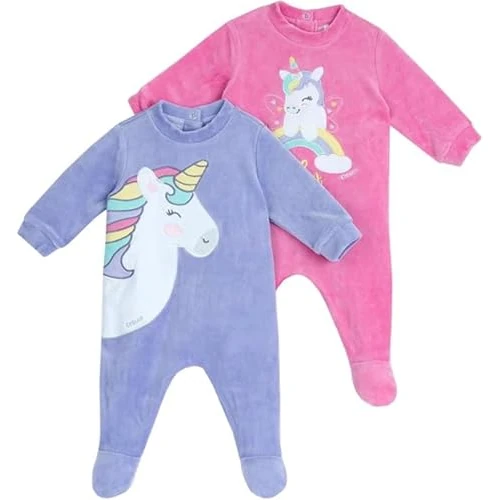 Chicco, Set Tutine Neonata, Tutine con Pratico Piedino, in Morbido Tessuto, Abbigliamento Bambina 0-24 Mesi, Designed in Italy
