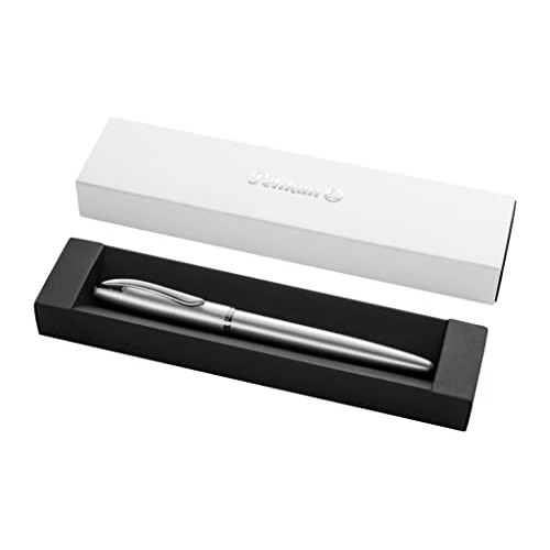 Oferta limitowana: Pelikan® Pióro wieczne Jazz Noble Elegance | Stalówka M | Na atrament Tusz | Elegancki Design | Biuro Szkoła Studia Praca | Do pisania Kaligrafii Komfortowe i Gładkie pisanie | Silver z 42.99 zł na 42.99 zł (oszczędź 0.00%)
