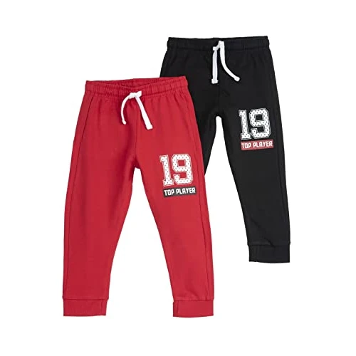 Offerta a tempo: Chicco Set Pantaloni Lunghi in Felpa, Pantaloni Sportivi Bambini e Ragazzi, Rosso, 7 Anni - 35% da 24.99 € a 16.30 €