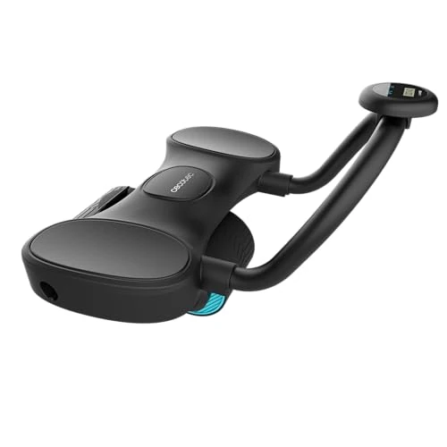 Cecotec Wałek do treningu brzucha z automatycznym odbiciem i wsparciem łokci Drumfit AB Fit Pro. Kompaktowy i lekki, Szerokość 10 cm, antypoślizgowa i wyściełana mata, Maksymalna waga 100 kg