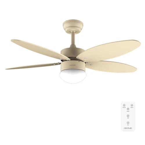 Cecotec Ceiling Fans EnergySilence Aero 4260 Full SunLight - 40W With Dc Motor And 106Cm With Led Light, Remote Control, Timer, 6 Speeds And 5 Reversible Blades