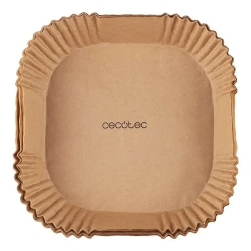 Cecotec Accesorios de Papel para Freidora de Aire sin Aceite Cecofry Paper Pack. Múltiples aplicaciones, 150 Piezas,. Material Seguro y Sostenible, Mejor limpieza, Fácil de Usar