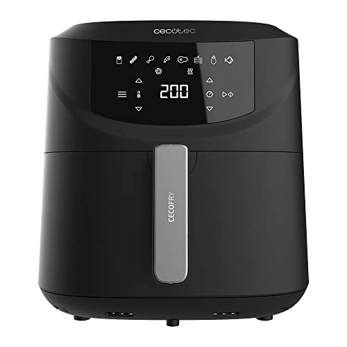 Limitiertes Angebot: Cecotec Airfryer Ohne Öl Cecofry Absolute 7600, 7,6L, 2000W, Digital, PerfectCook, Temperatur- und Zeitregelung, Touchpanel, 8 Modi, Überhitzungsschutz, Temperaturregulierung von 80 °C bis 200 °C von 55.90 EUR auf 47.90 EUR (Spare 14%)