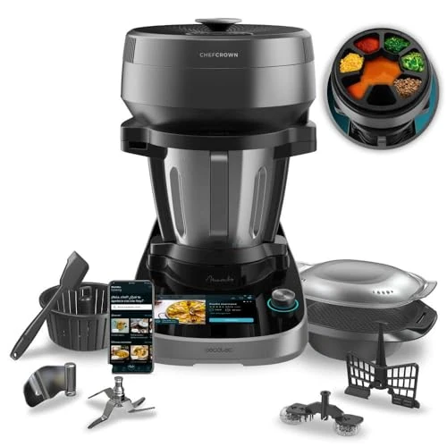 Limited offer: Cecotec Multi-Function Kitchen Robot With Food Machine Mambo Cooking Victory. 1700 W, 45 Functions, Thousands Of Guided Recipes, 5L Victory Jug, Accessories: Steamer Or Cooking Basket from 468.60 EUR to 293.90 EUR (save 37%)