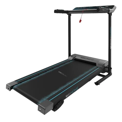 Limited-time offer: Cecotec DrumFit WayHome 1000 Runner Sprint Folding Treadmill, 600 W, from 1 to 10 km/h, 12 programs, LED Control Panel, Running Surface 100x40 cm, Wheels and Stand for Devices. from 487.99 GBP to 487.99 GBP (save 0%)