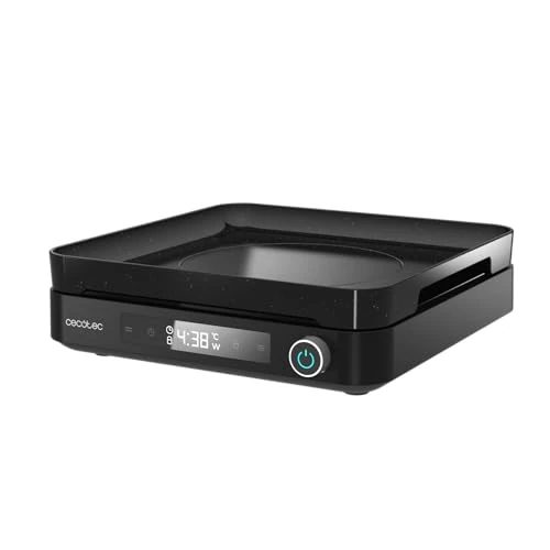Limitiertes Angebot: Cecotec Digitales Induktionskochfeld mit Full Magma Grill Zubehör. 2000W, 10 Leistungsstufen, Sicherheitsglas, Touch-Steuerung, Programmierbar, Einstellbare Temperatur, Elegantes Design von 74.90 EUR auf 54.90 EUR (Spare 27%)