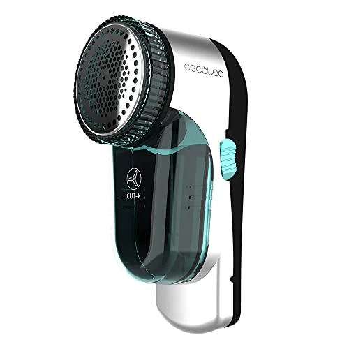 Cecotec Rechargeable lint remover Cut-X 4500 Cloth. 45 Minutes of Autonomy, Grid in 3 Sizes, Safety System, 8800 RPM, Adjustable Head and Cleaning Brush, Ergonomic